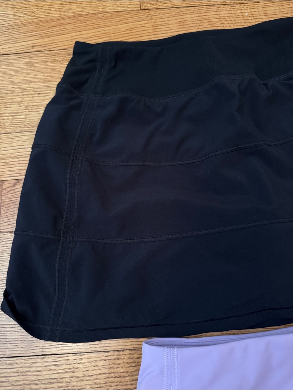 CRZ YOGA - Athletic Skirts - Black and Light Lavender - Picture 3 of 6